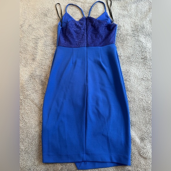 Bebe Blue Dress - Picture 3 of 4